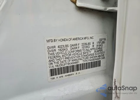 2019 Acura Ilx Premium from USA, damaged, VIN 19UDE2F73KA004951